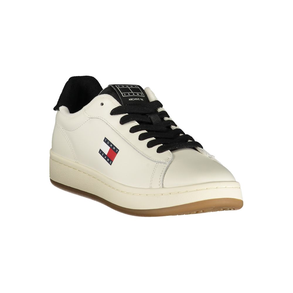Tommy Hilfiger White Polyester Sneaker